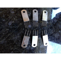 6er Set Anschlagkamm Metall