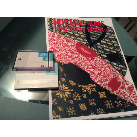 Memorykarte Vol. 2 für design Controller SILVER REED PE-1Mit Musterbuch