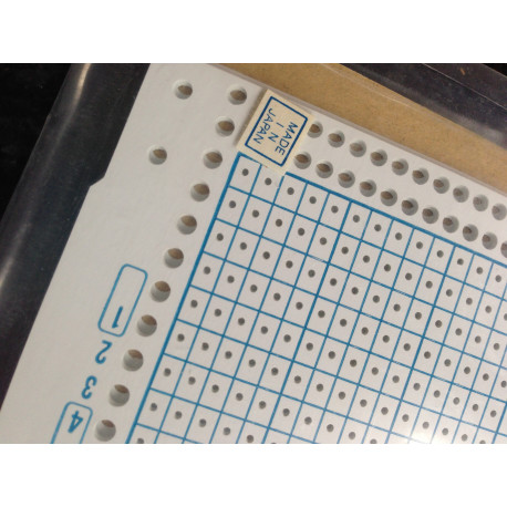 10er Pack Lochkarten, Blanko 3,6mm Original Japan