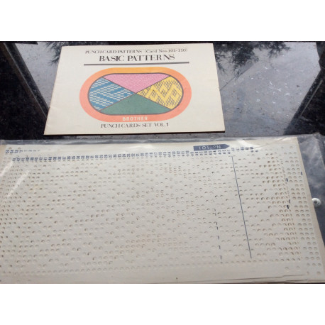 10erSet Lochkarten Vol. 1 mit Musterbuch original 101-110