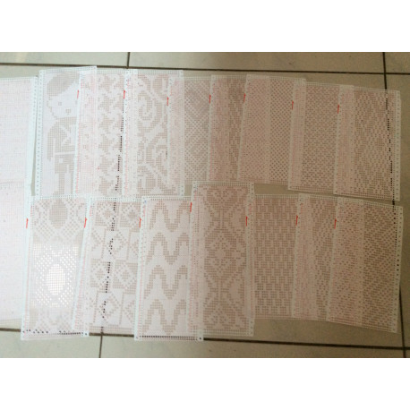 20er Set Lochkarten Serie F 4,5mm 24er Rapport