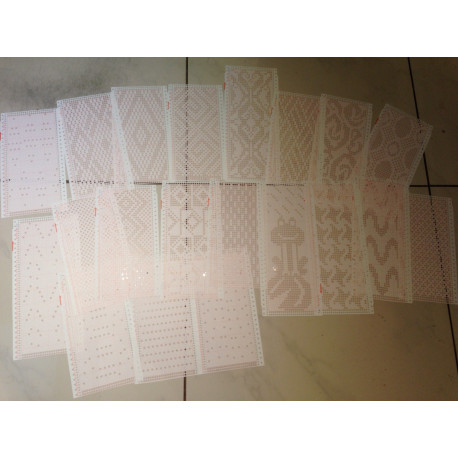 20er Set Lochkarten Serie J 4,5mm 24er Rapport