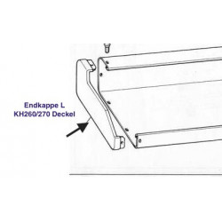 Endkappe Endteil LINKS für Brother Strickmaschine KH260 KH270 Deckel