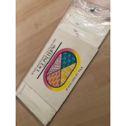 Lochkarten Vol.6 Lochmuster mit Musterbuch für Brother Lochkarten-Strickmaschine