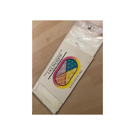 Lochkarten Vol.6 Lochmuster mit Musterbuch für Brother Lochkarten-Strickmaschine