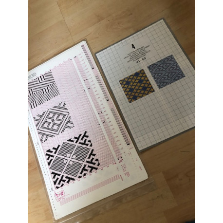 Musterfolien Vol. 4 für Empisal/ Silver Reed  Folie 41-50 m. Musterbuch