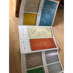 Musterfolien Vol. 6 für Empisal/ Silver Reed  Folie 461-70 Musterbuch