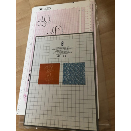 Musterfolien Vol. 6 für Empisal/ Silver Reed  Folie 461-70 Musterbuch