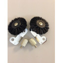 2er Set R/L Webbürsten für Brother KH260 KH270