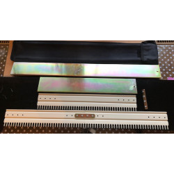 Garter Bar 9mm, Wendekamm Set für Strickmaschine 9 mm mit Tasche