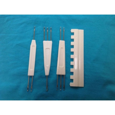 4er Set Deckenadel + Nadelschieber 9mm